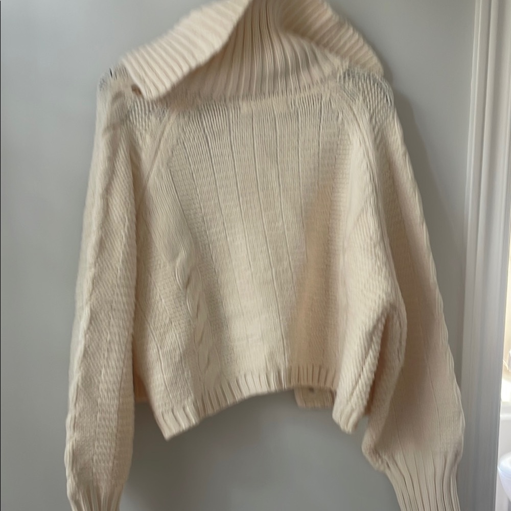 Commense Cream Button-Up Cardigan - Picture 5 of 5